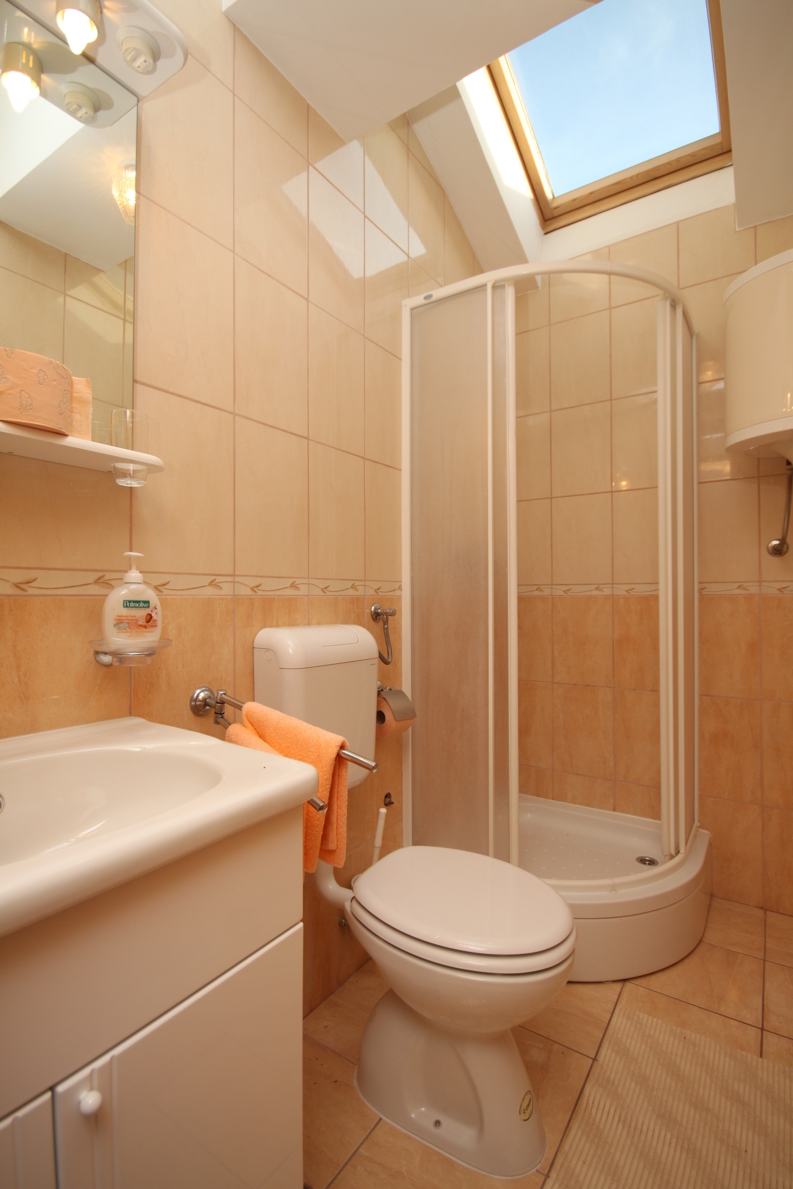 One bedroom apartment with balcony and sea view Okrug Donji, Čiovo  A-c