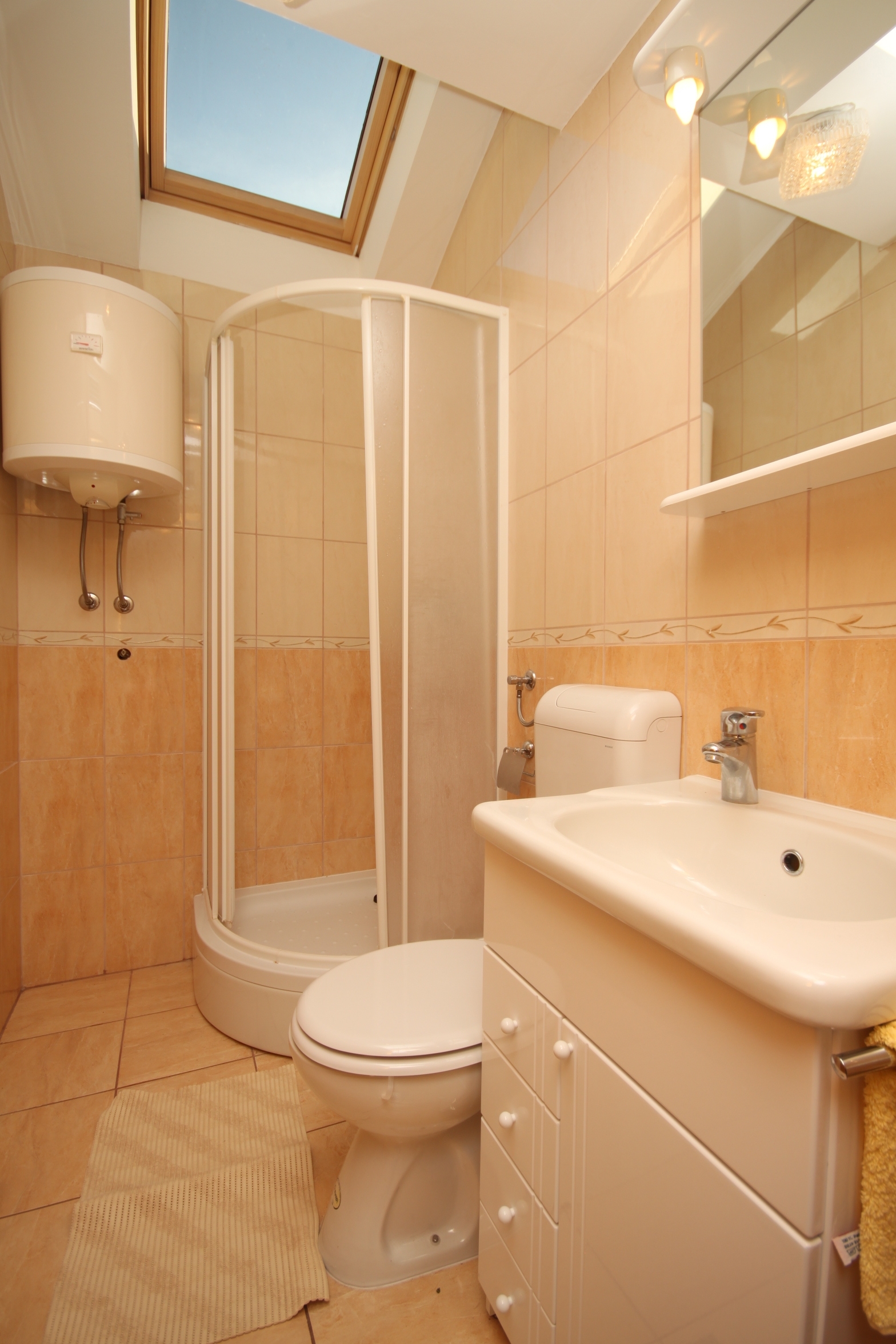 One bedroom apartment with balcony and sea view Okrug Donji, Čiovo  A-d
