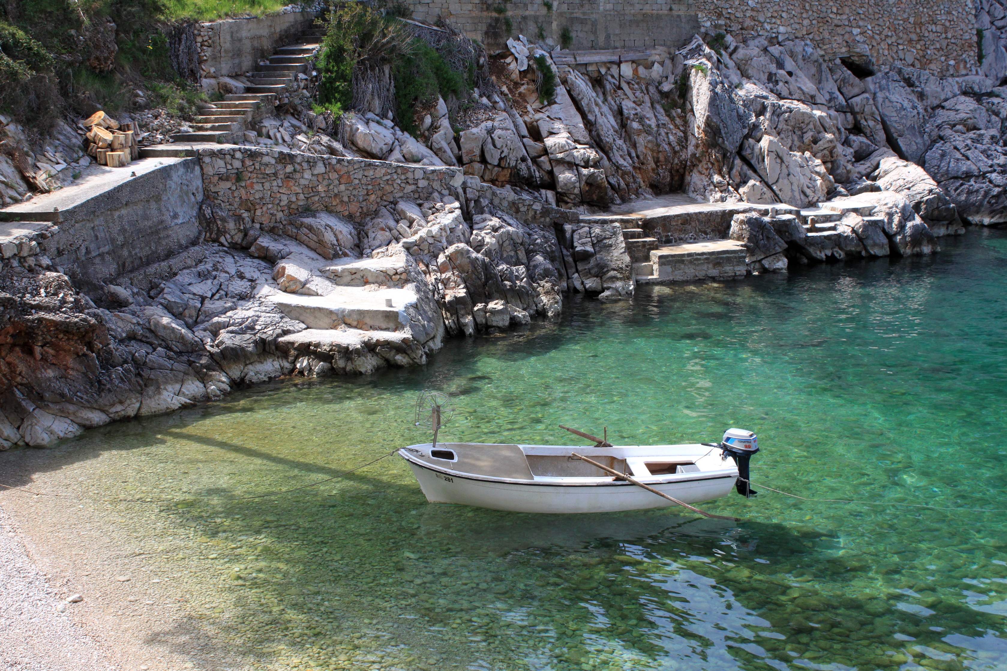 Two bedroom apartment near beach Cove Pobij, Hvar  A-c