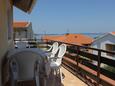 Sali, Balcony in the apartment, with a sea view and WiFi.