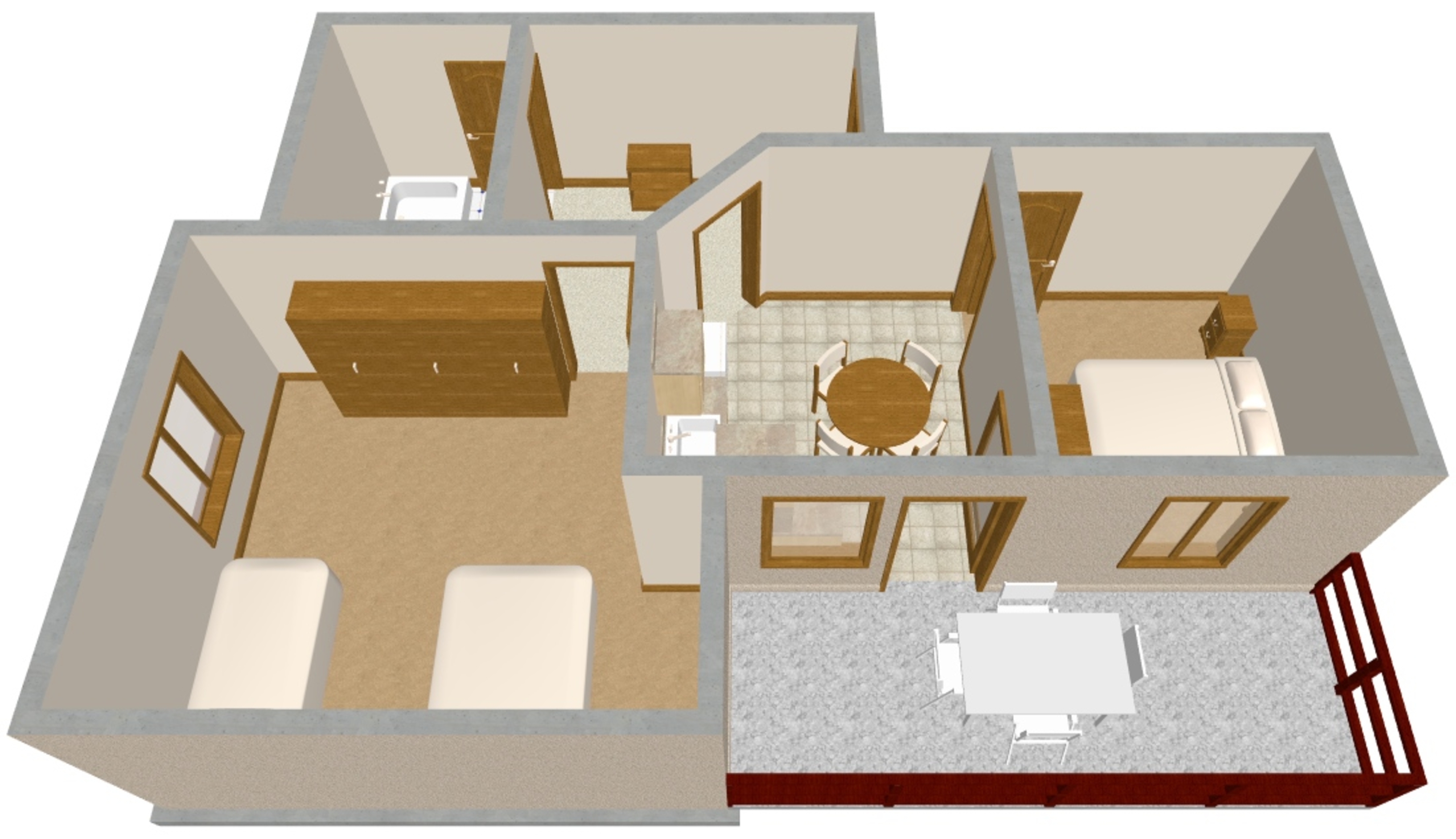 Two bedroom apartment with balcony and sea view Sali, Dugi otok  A-a