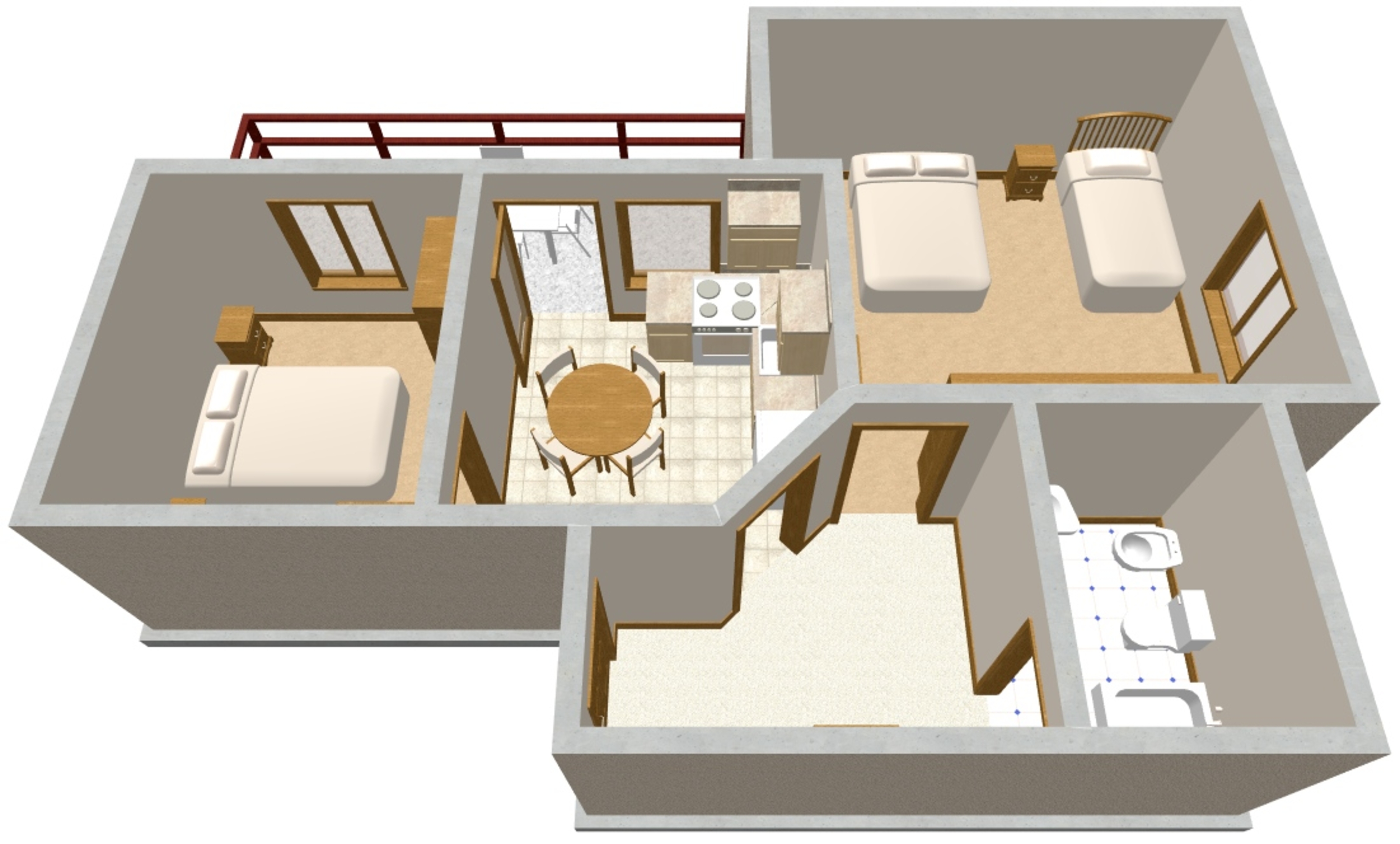 Two bedroom apartment with balcony and sea view Sali, Dugi otok  A-a