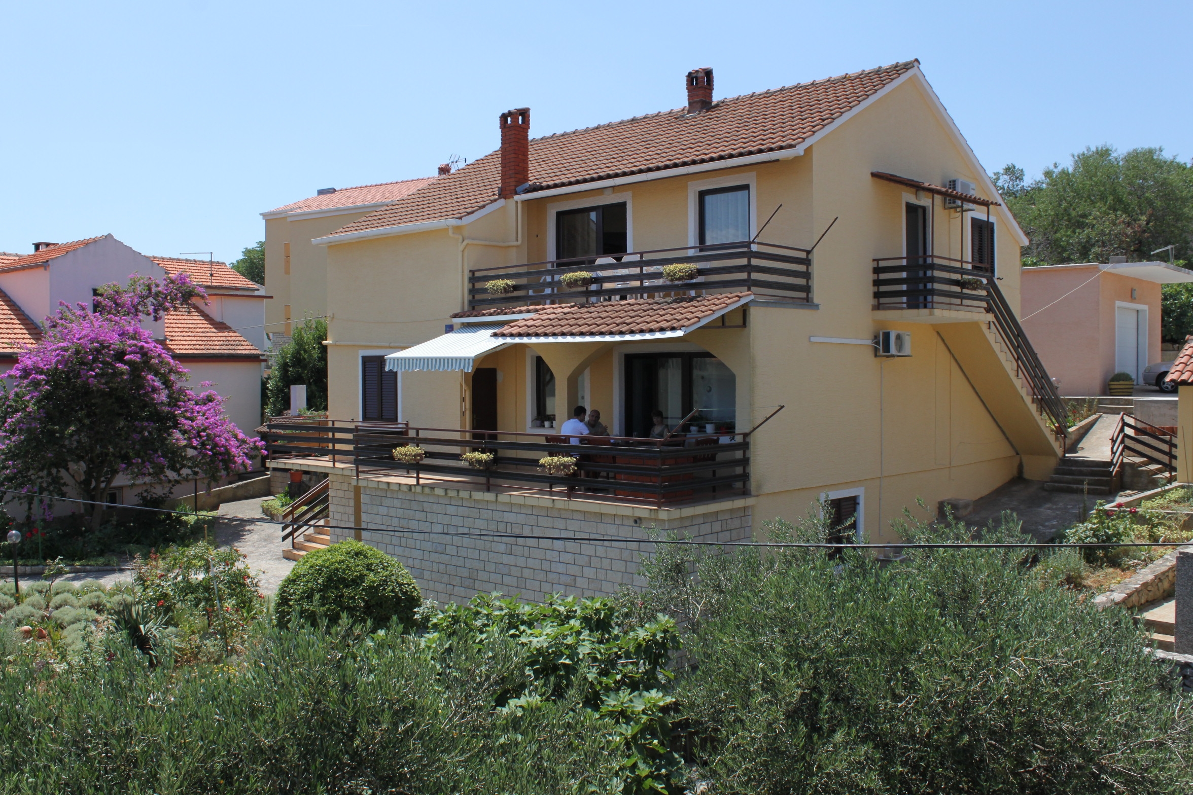 Two bedroom apartment with balcony and sea view Sali, Dugi otok (A-872-a)