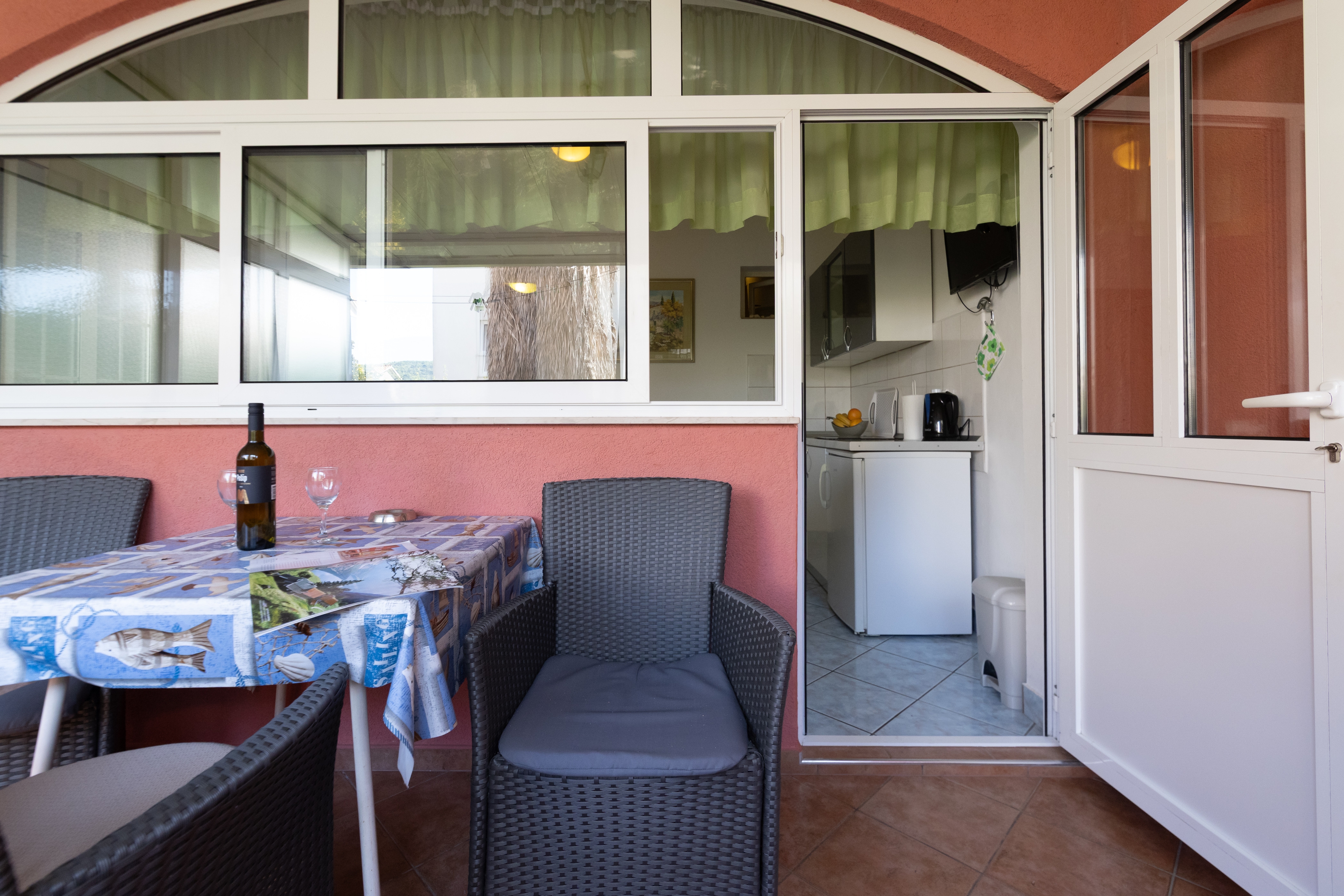 Studio flat with terrace Stari Grad, Hvar  AS-c