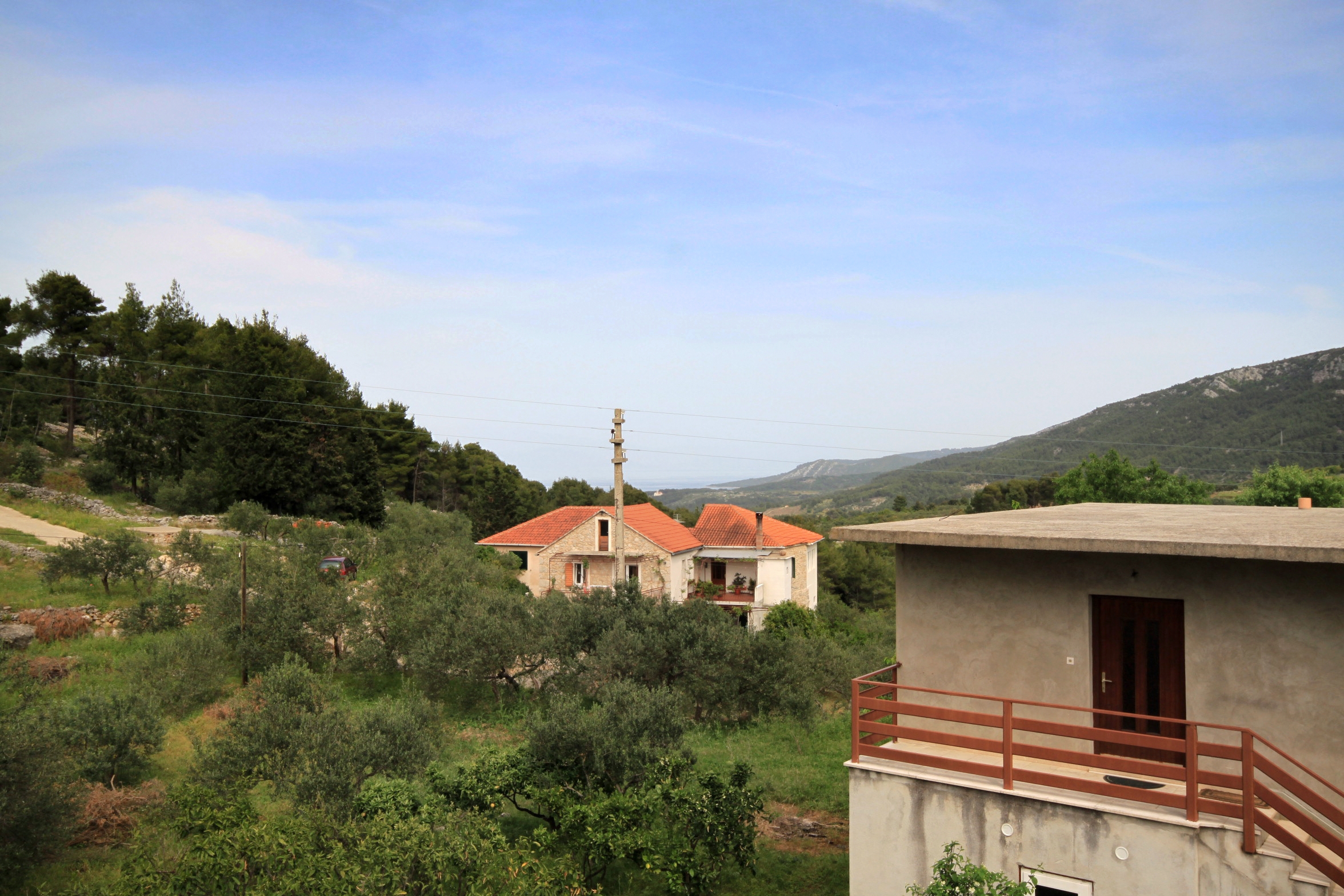 Studio flat with terrace Vrisnik, Hvar  AS-a