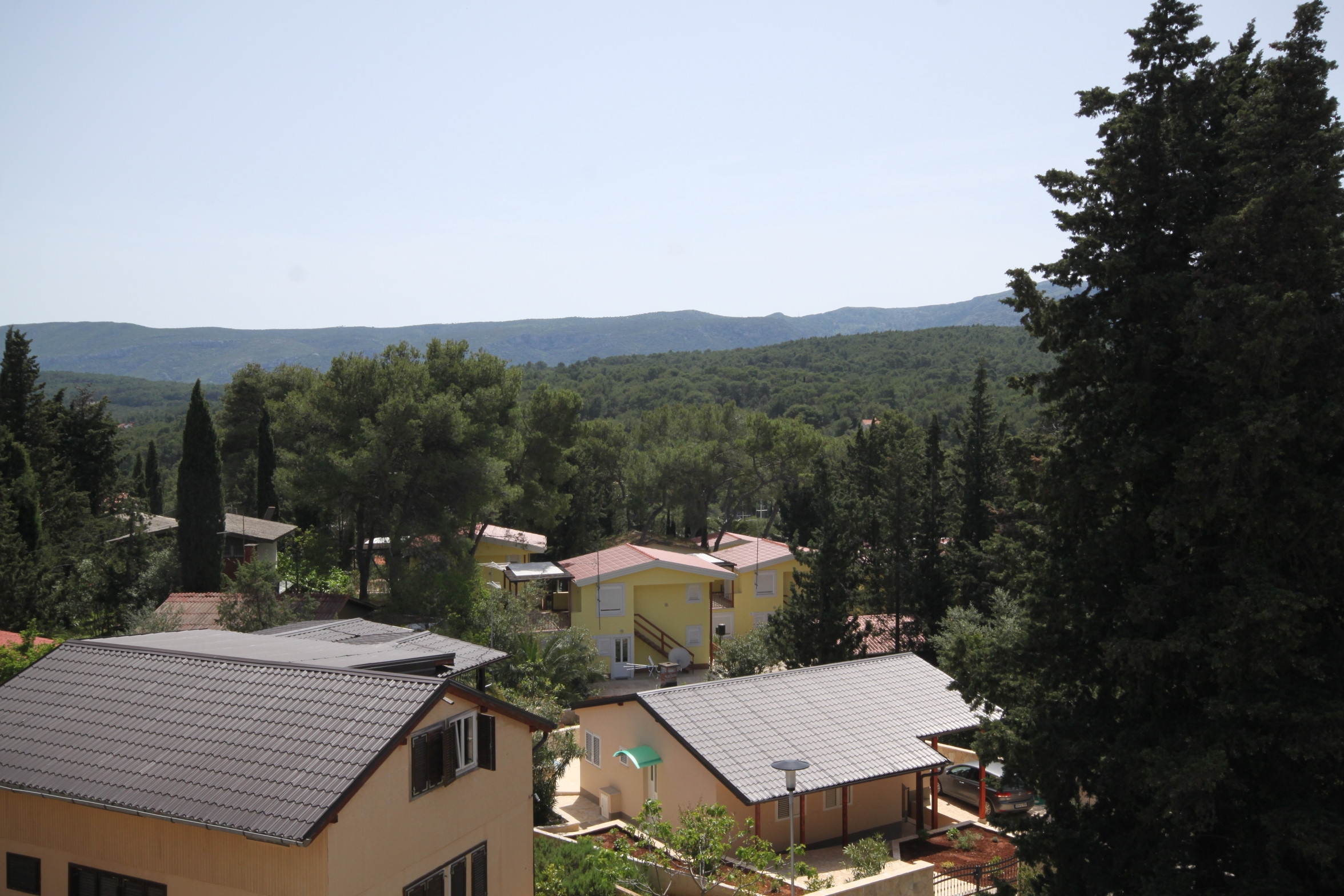 One bedroom apartment with terrace Vrboska, Hvar  A-c