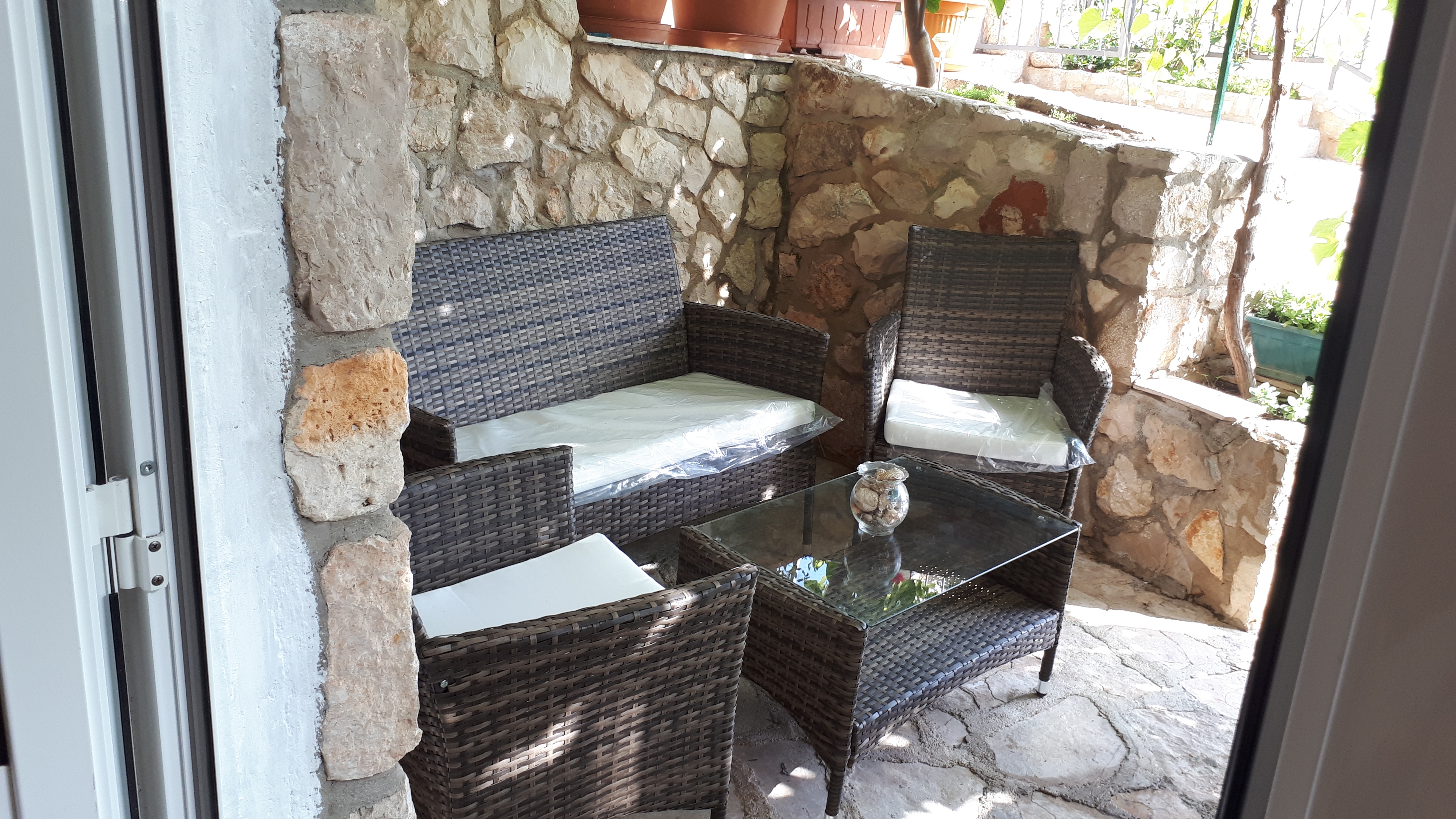 One bedroom apartment with terrace and sea view Ivan Dolac, Hvar  A-f