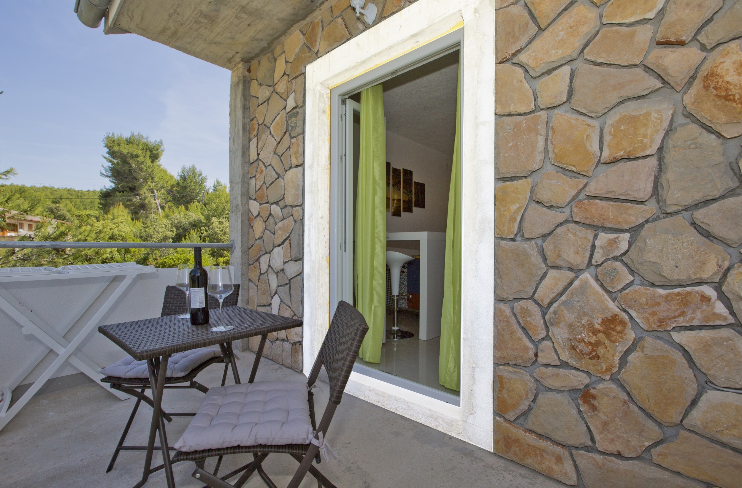 One bedroom apartment near beach Cove Zastupac, Hvar  A-f