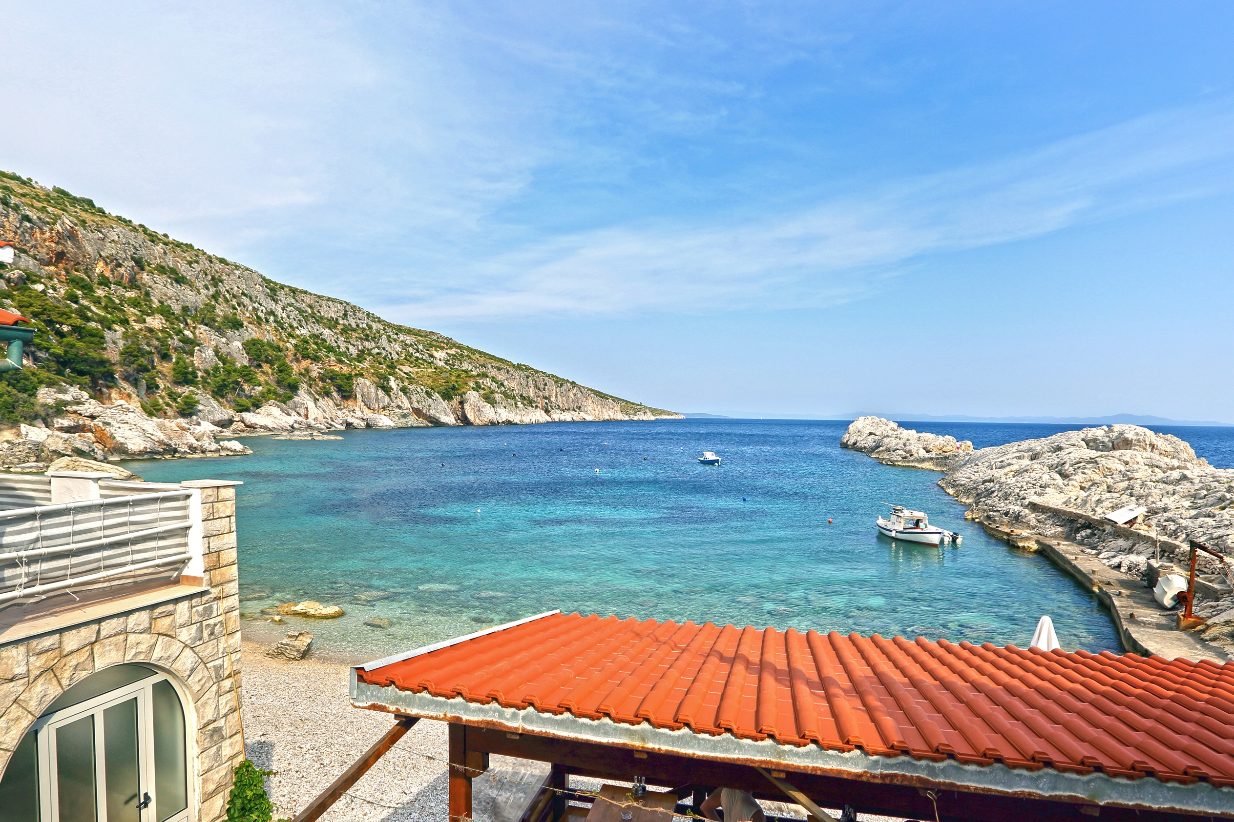 Two bedroom apartment near beach Cove Zaraće (Dubovica), Hvar  A-a