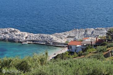 Zaraće (Dubovica), Hvar, Objekt 8781 - Ubytovanie blízko mora s kamienkovou plážou.