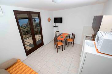 Dining room Zavala, Dining room in the apartment, dostupna klima i WIFI.