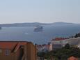 Hvar, Balkon 1 - pogled u smještaju tipa apartment, WiFi.