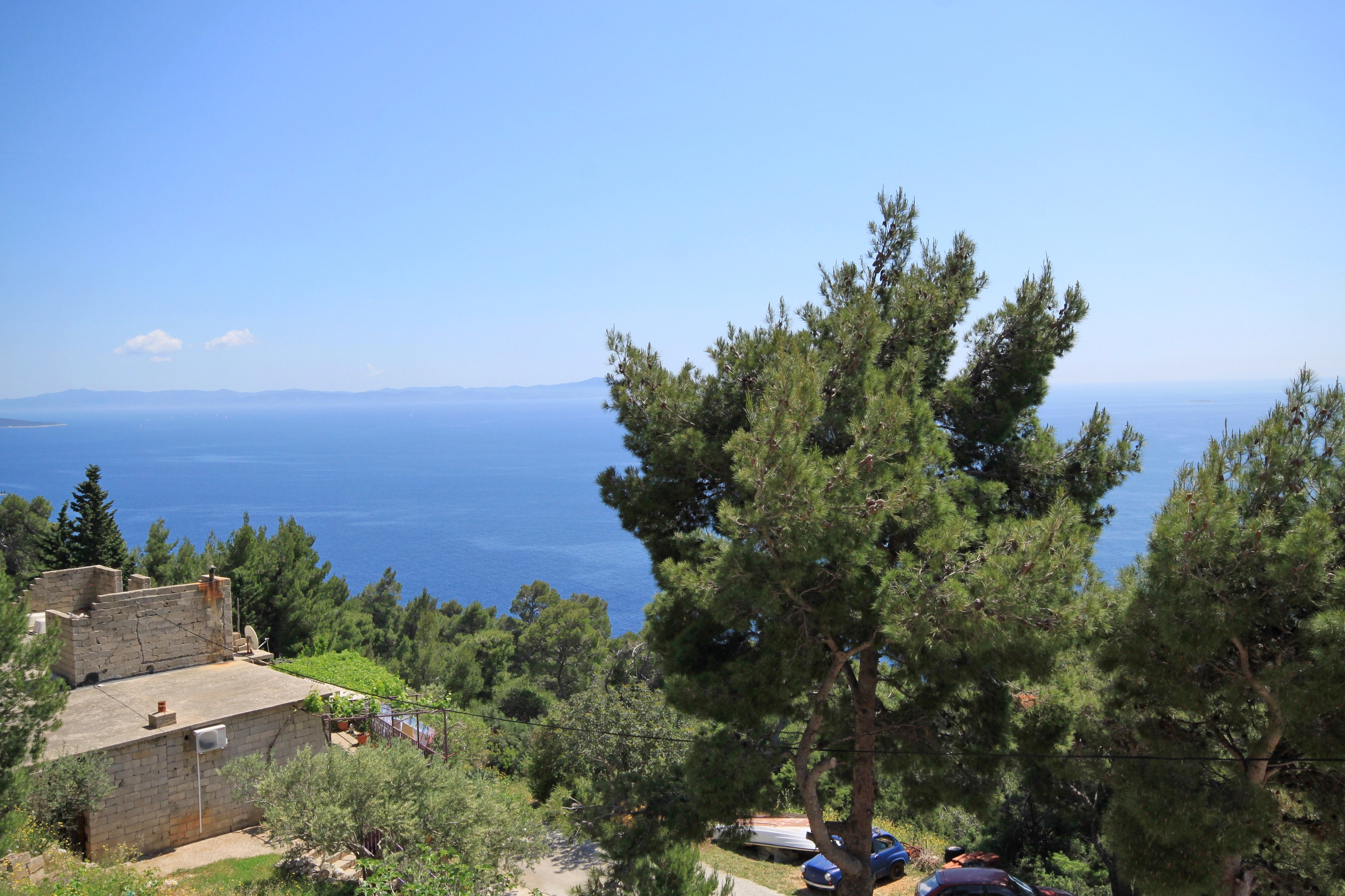 Studio flat with terrace and sea view Sveta Nedilja, Hvar  AS-a