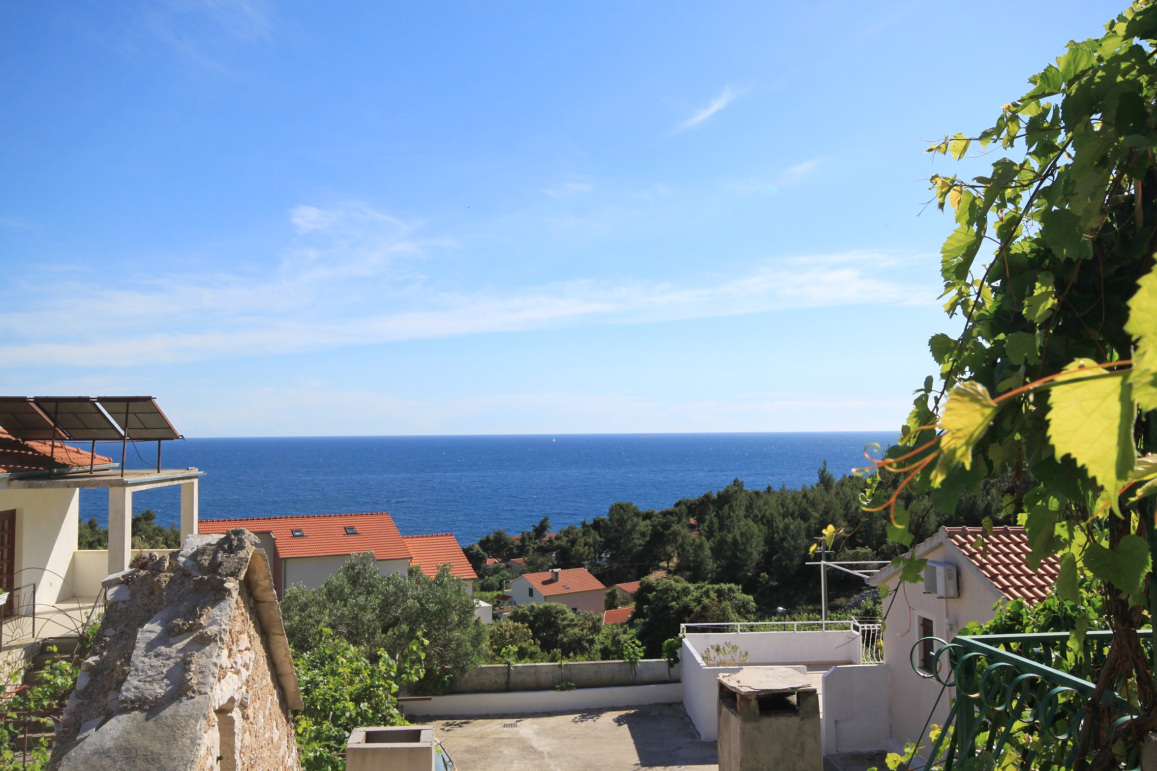 Two bedroom apartment with terrace and sea view Ivan Dolac, Hvar  A-b