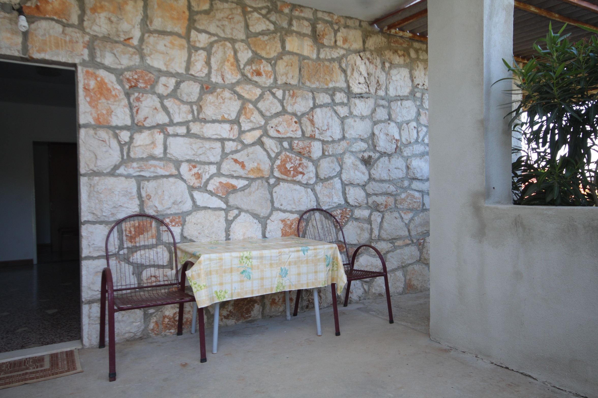 Two bedroom apartment with terrace and sea view Zavala, Hvar  A-a