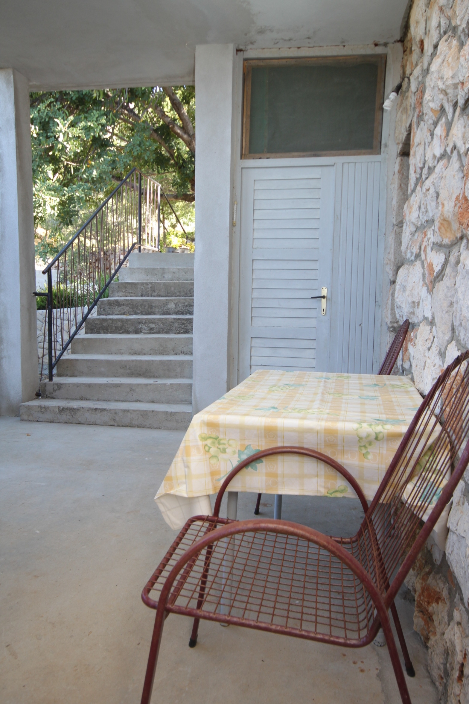Two bedroom apartment with terrace and sea view Zavala, Hvar  A-a