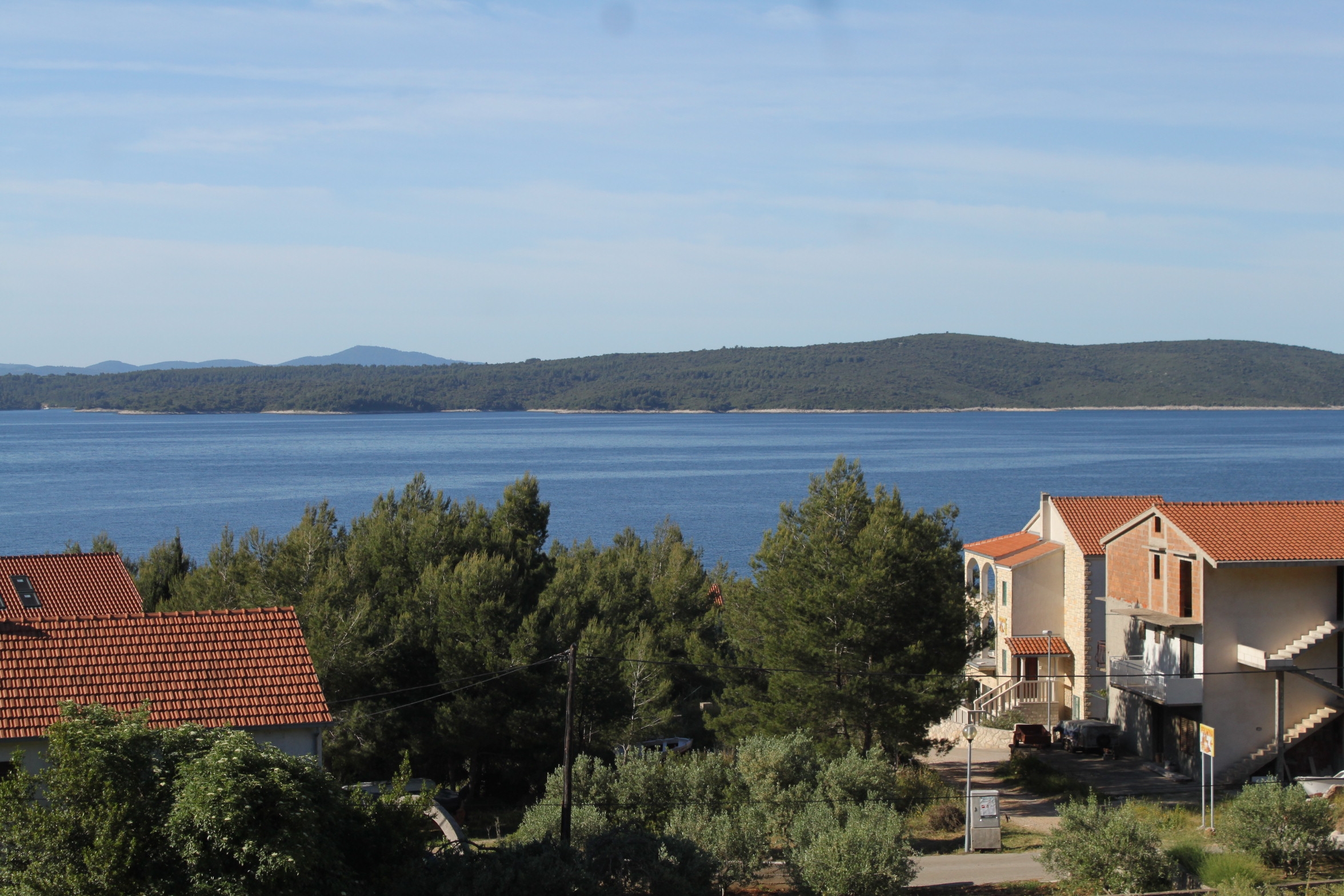 Two bedroom apartment with terrace and sea view Zavala, Hvar  A-b