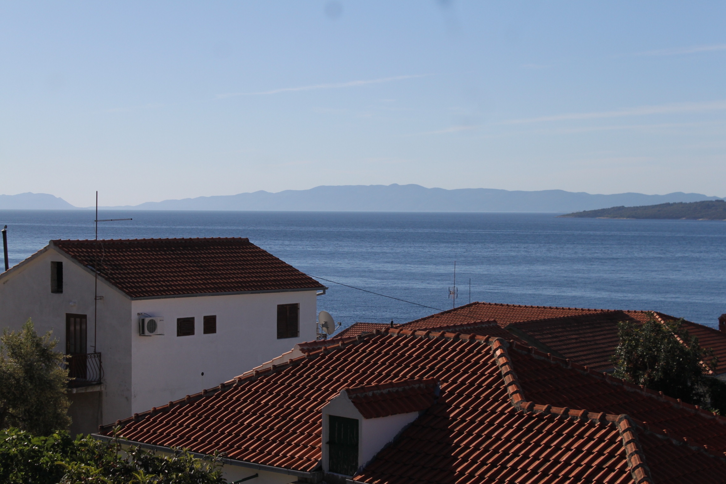 Two bedroom apartment with terrace and sea view Zavala, Hvar  A-b