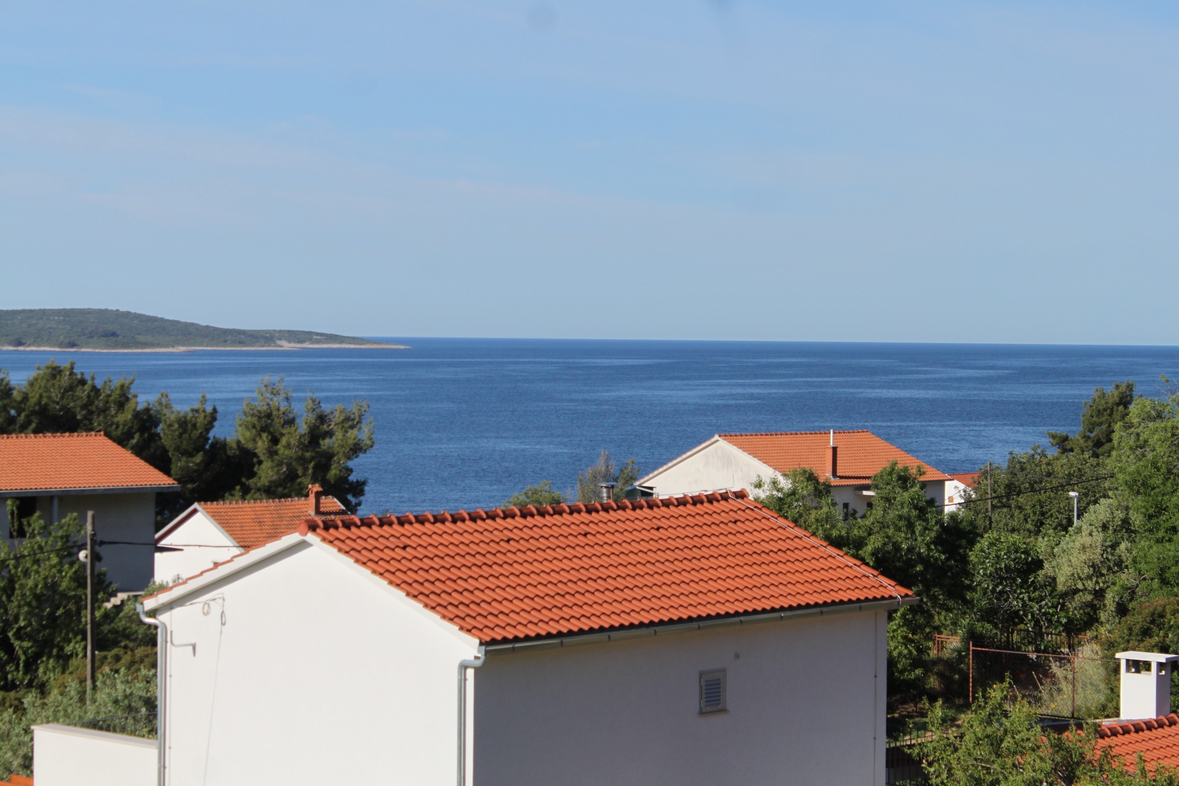 Two bedroom apartment with terrace and sea view Zavala, Hvar  A-b