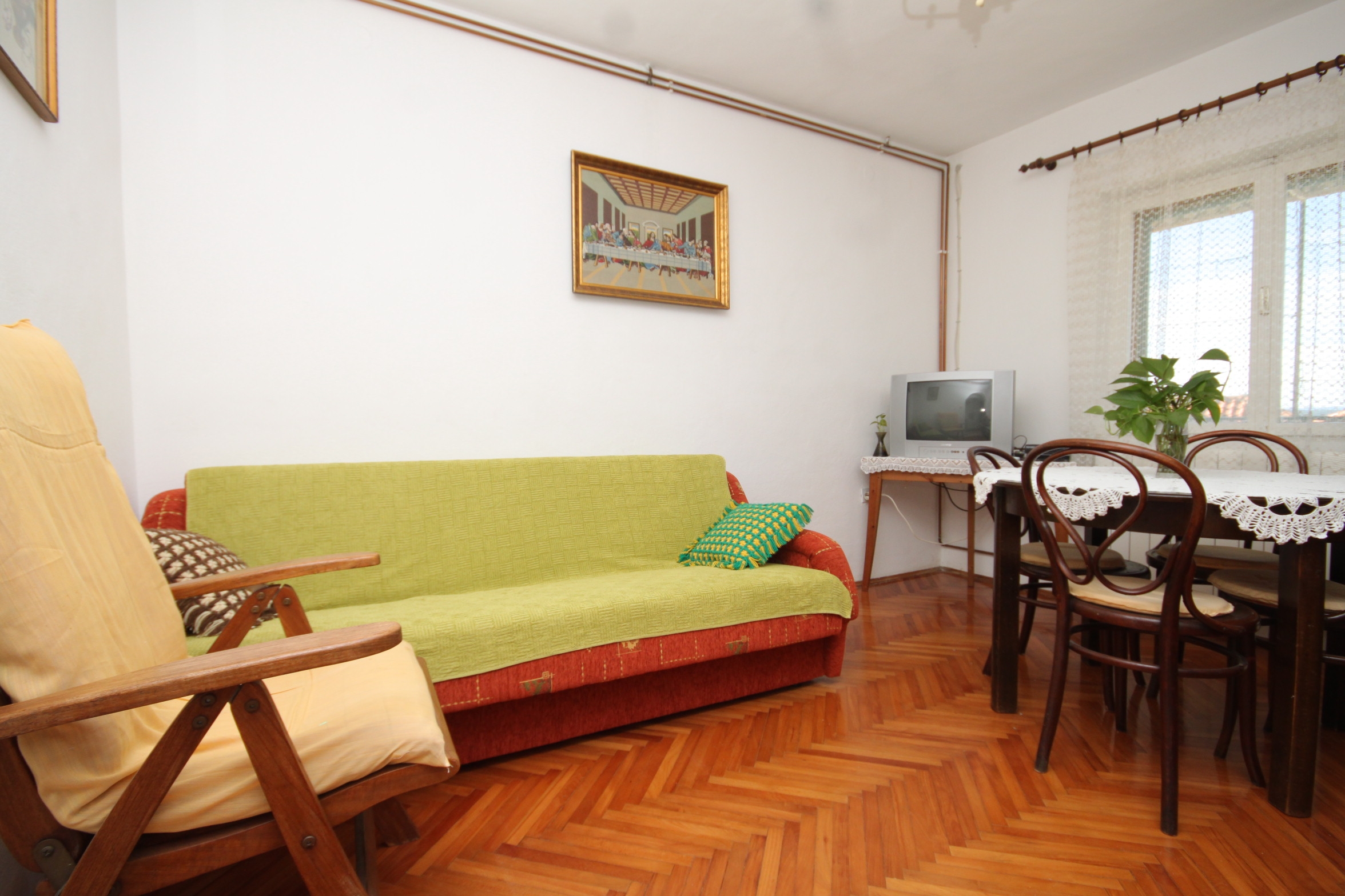 Two bedroom apartment with terrace and sea view Zavala, Hvar (A-8802-c)