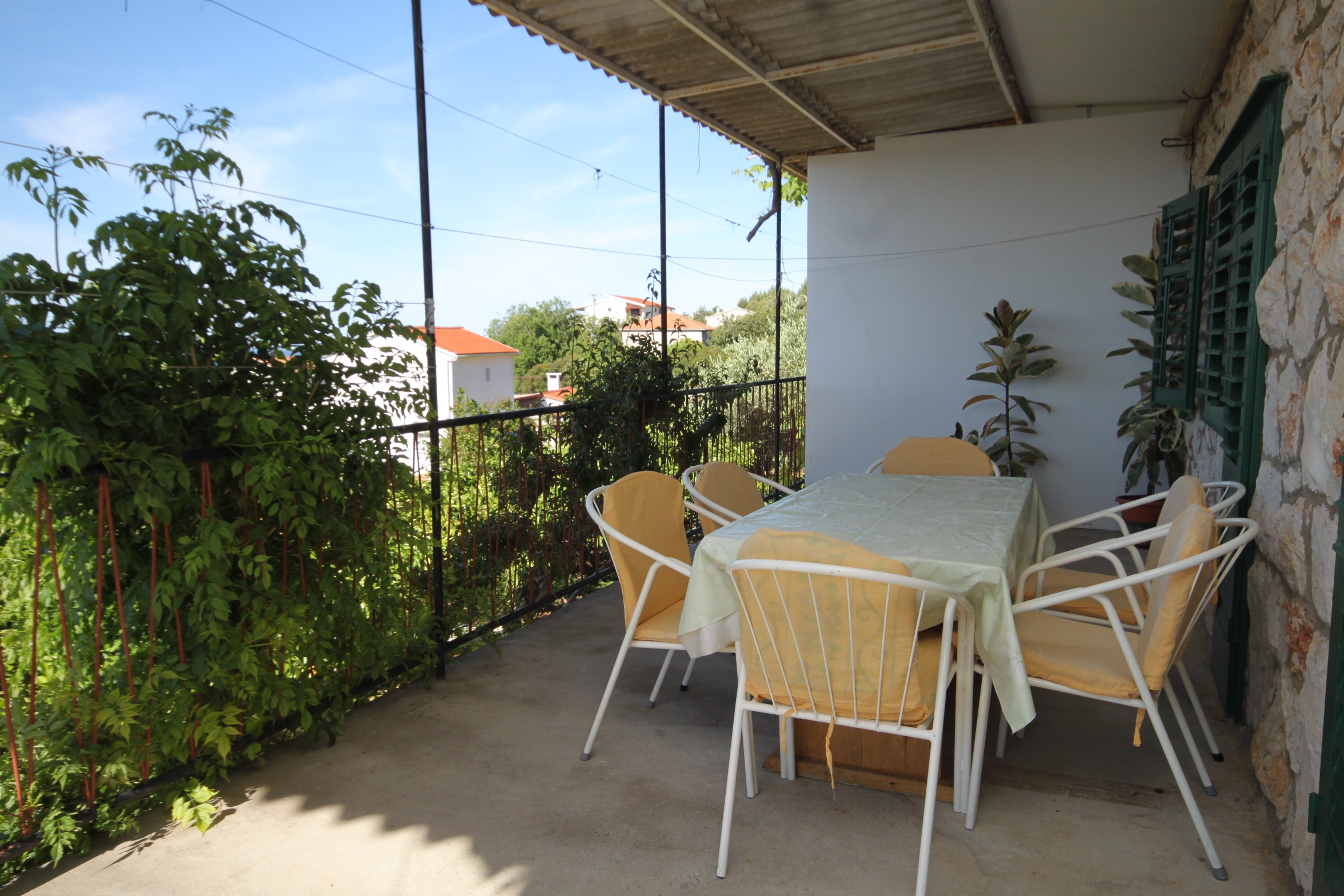 Two bedroom apartment with terrace and sea view Zavala, Hvar  A-c