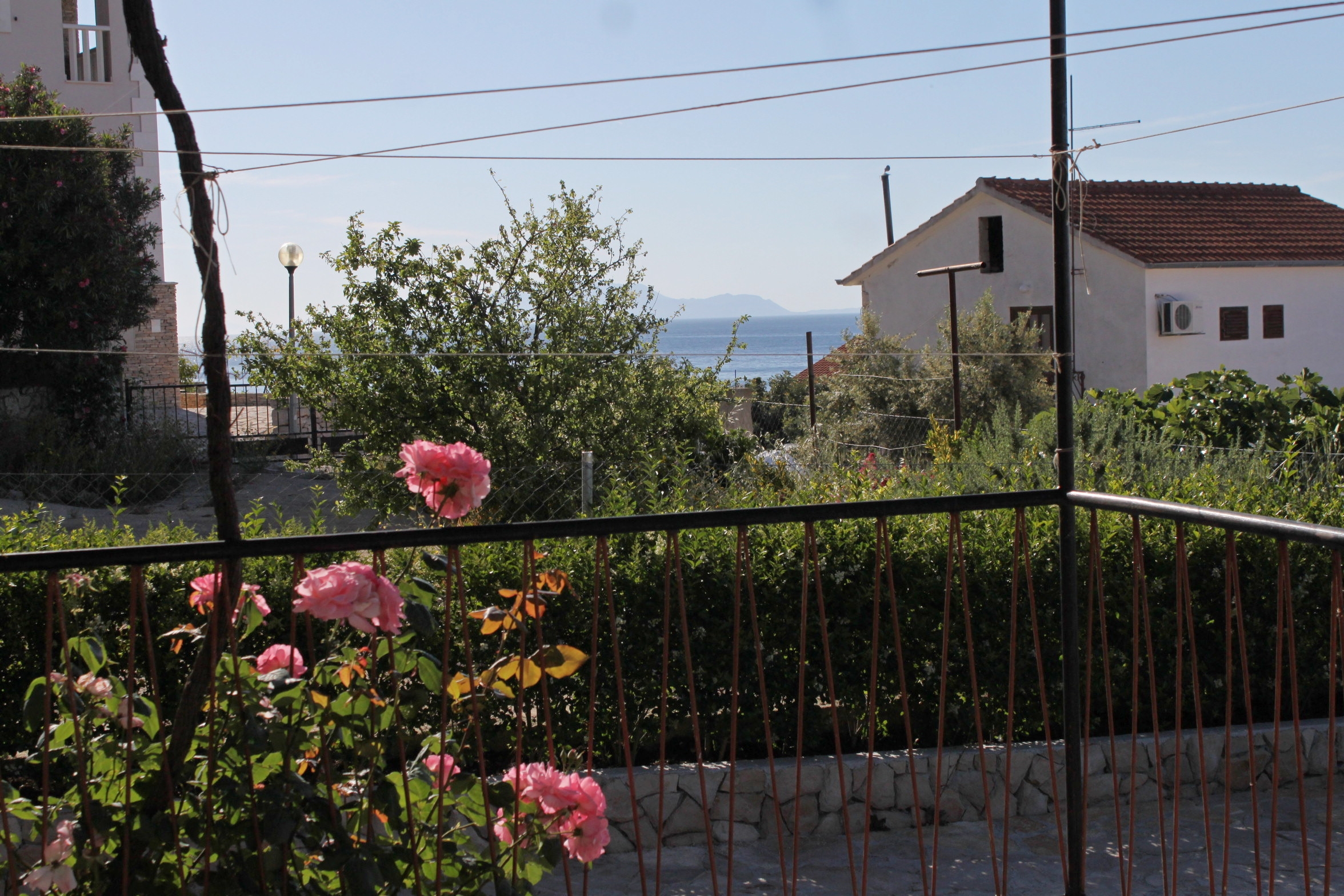 Two bedroom apartment with terrace and sea view Zavala, Hvar  A-c