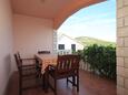 Terrace 1 Rukavac, Terrace 1 in the apartment, with a sea view and WiFi.