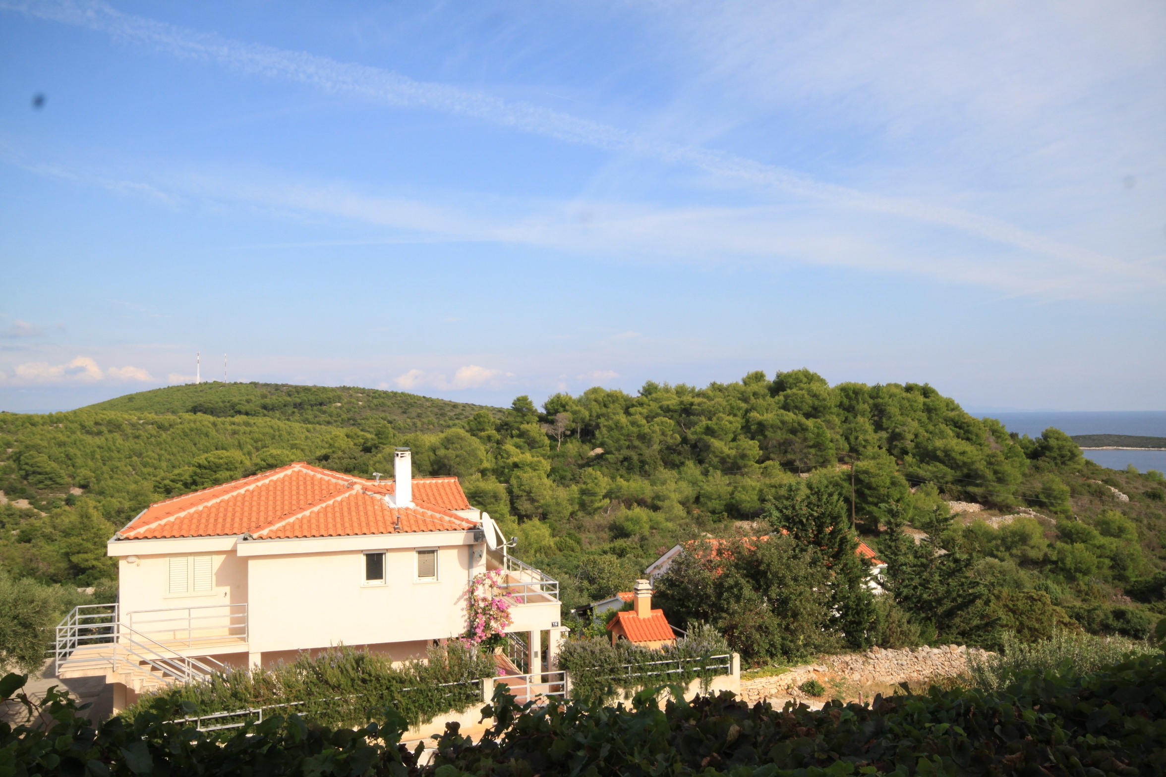 One bedroom apartment with terrace and sea view Rukavac, Vis  A-a