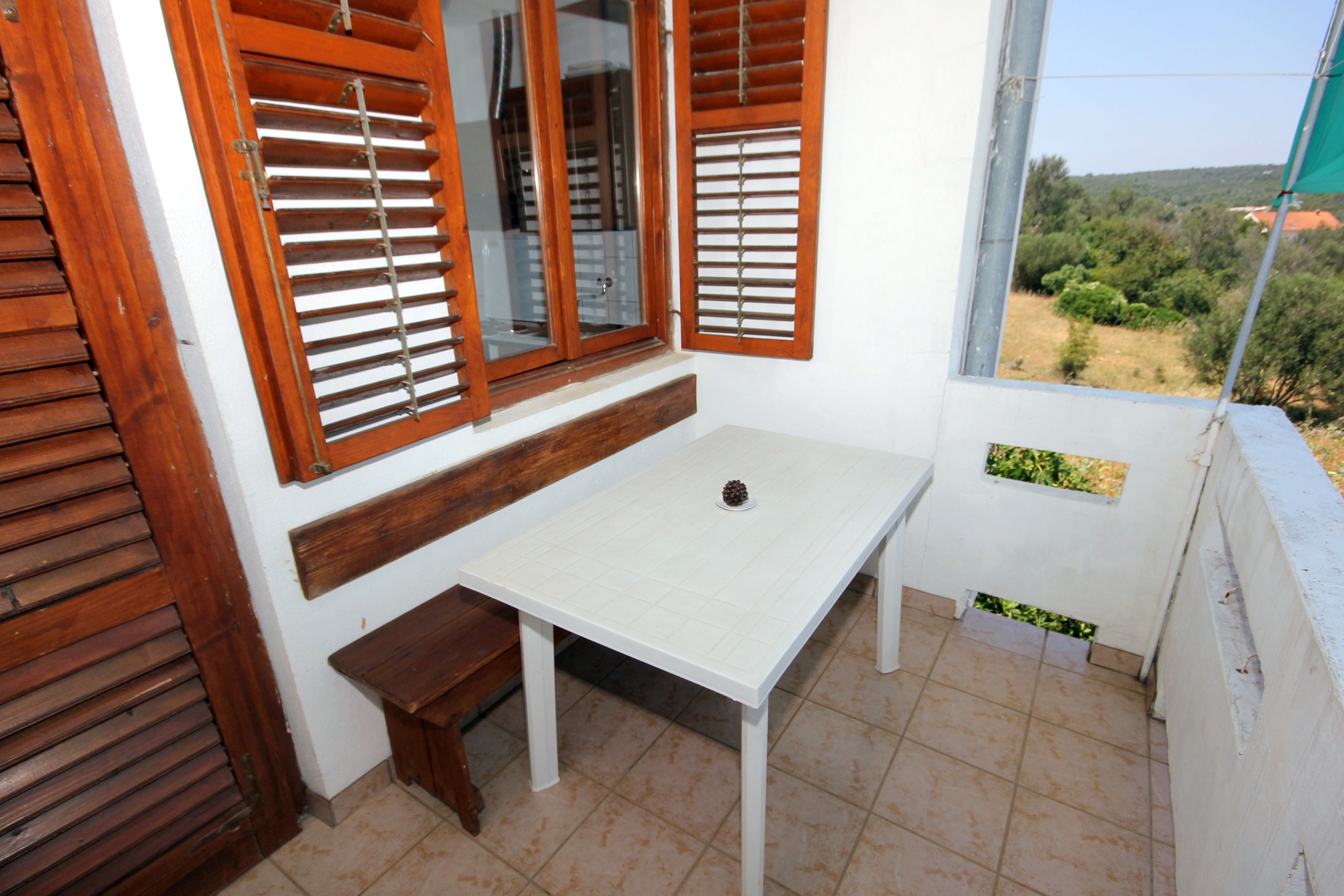 One bedroom apartment with terrace and sea view Žman, Dugi otok  A-b