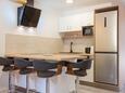 Kitchen Milna, Kitchen in the apartment, (pet friendly) and WiFi.