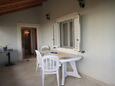 Milna, Terrace in the apartment, with a sea view and WiFi.