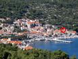 Szálláshely Vis, Vis, Szálláshely 8902 - Nyaralóház a tenger közelében kavicsos stranddal.