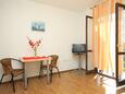 Jídelna Komiža, Jídelna v ubytování typu studio-apartment, domácí mazlíčci povoleni a WiFi.