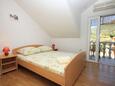 Ložnice Komiža, Ložnice v ubytování typu studio-apartment, domácí mazlíčci povoleni a WiFi.
