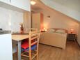 Jídelna Komiža, Jídelna v ubytování typu studio-apartment, s klimatizací, domácí mazlíčci povoleni a WiFi.