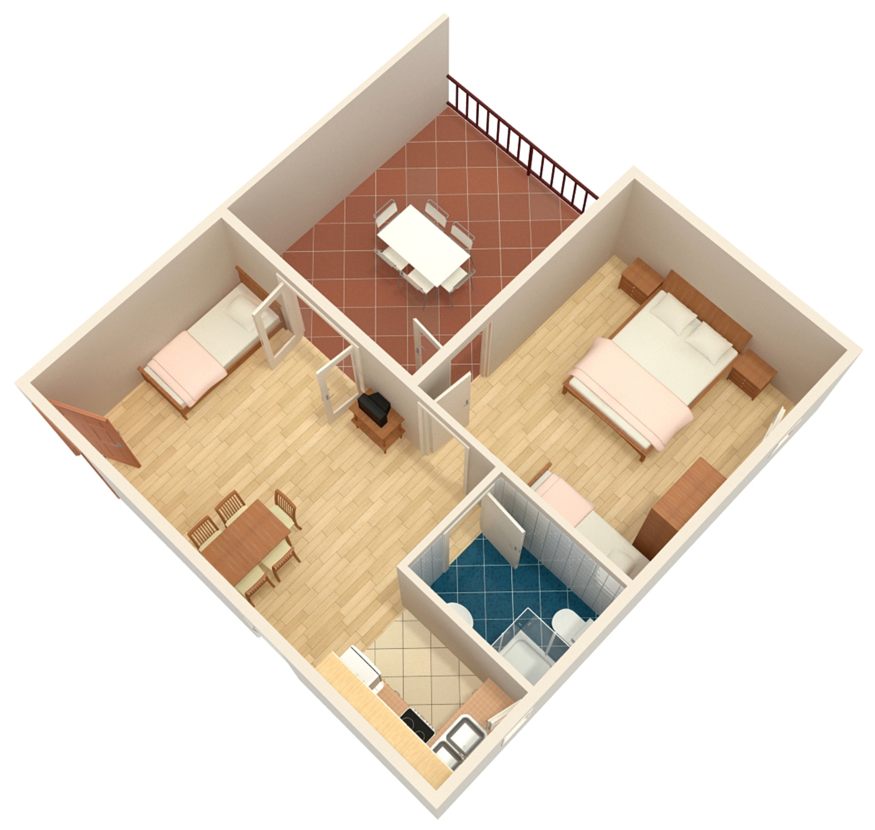One bedroom apartment with terrace and sea view Zavala, Hvar (A-8912-a)