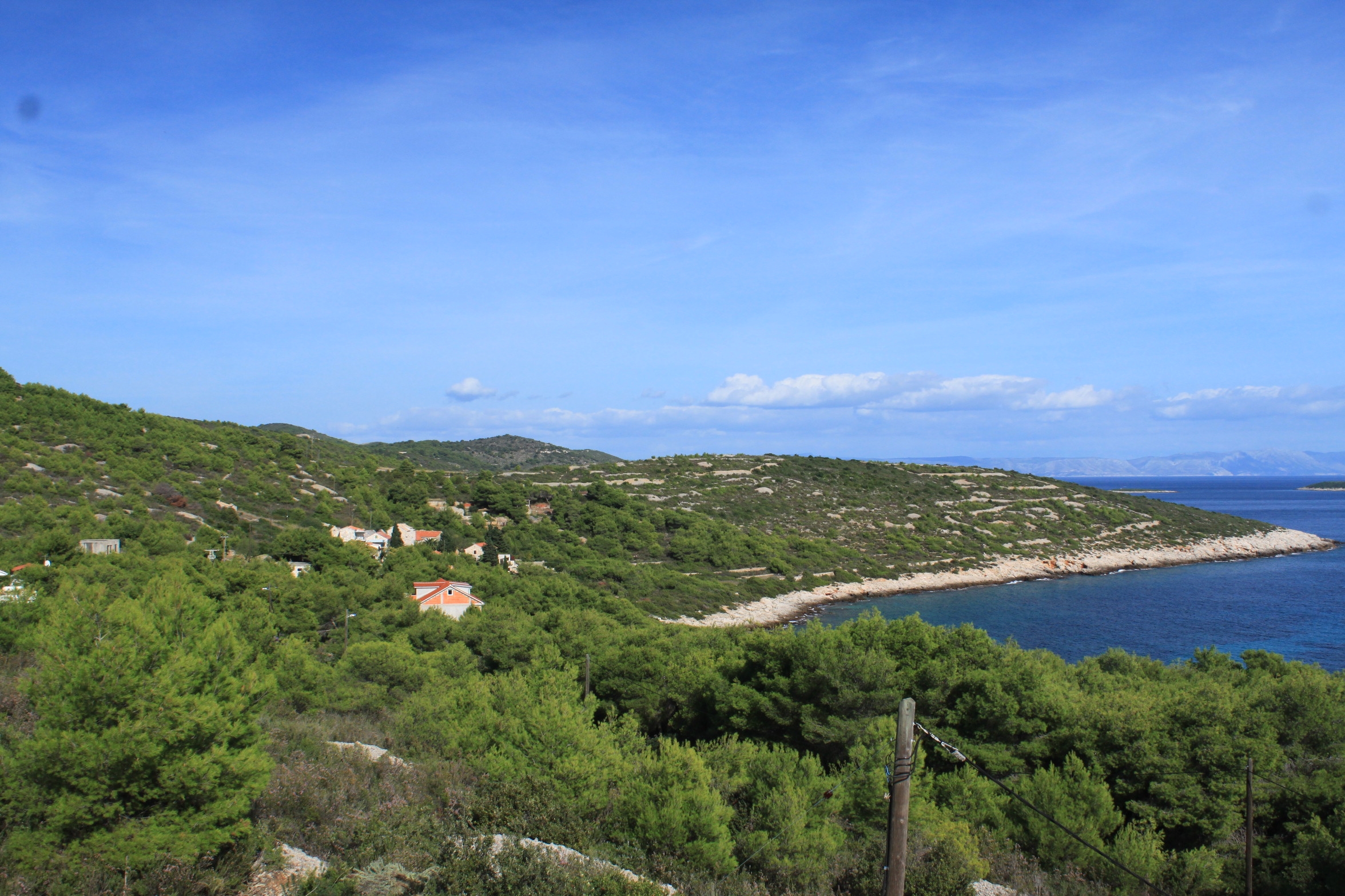 Two bedroom apartment with terrace and sea view Brgujac, Vis  A-a