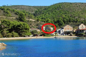 Property Biševo - Uvala Porat, Vis, Property 8927 - Apartments near sea with sandy beach.