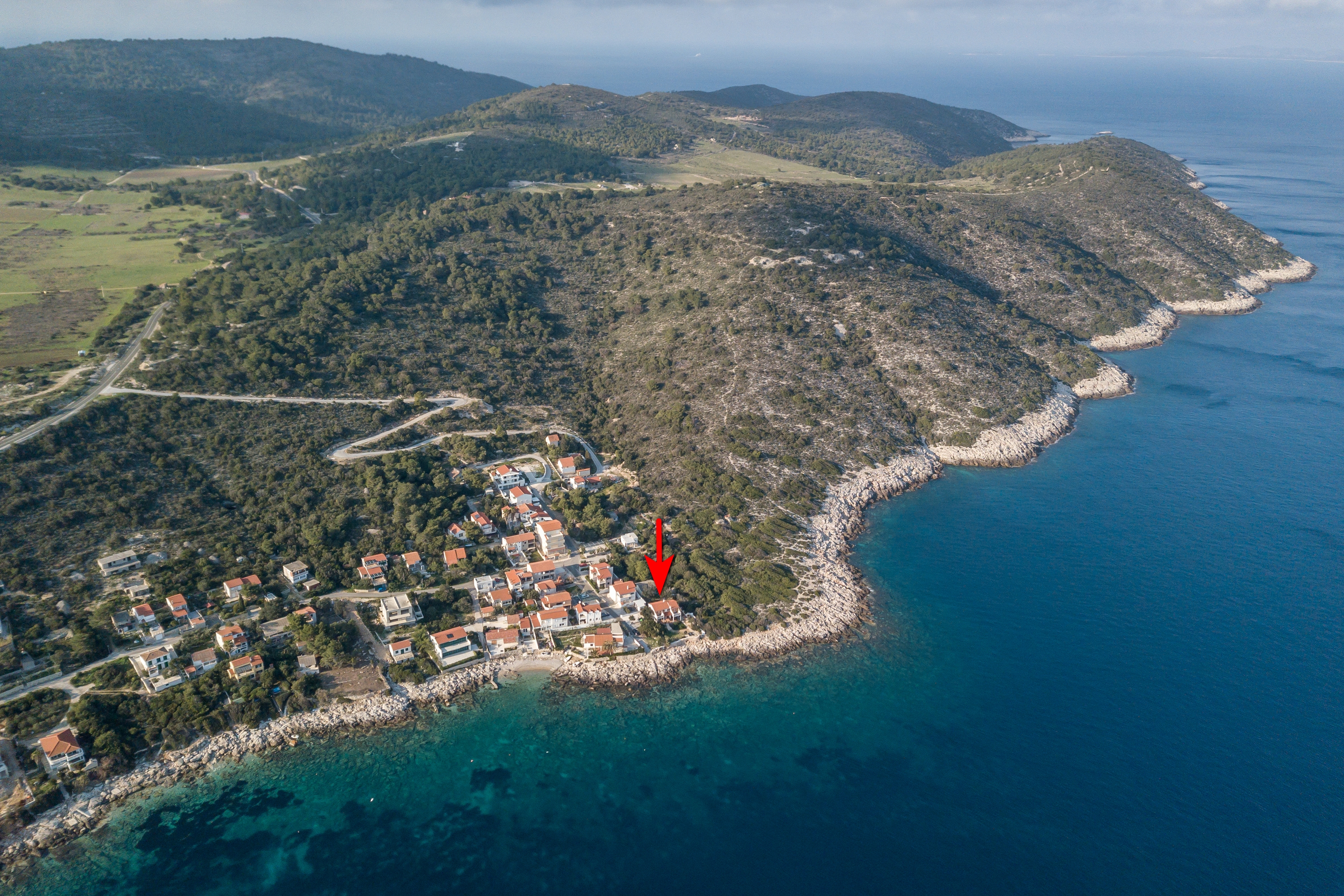 One bedroom apartment near beach Milna, Vis (A-8946-a)