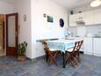 Sali, Eetkamer in the apartment, (pet friendly) en WiFi.