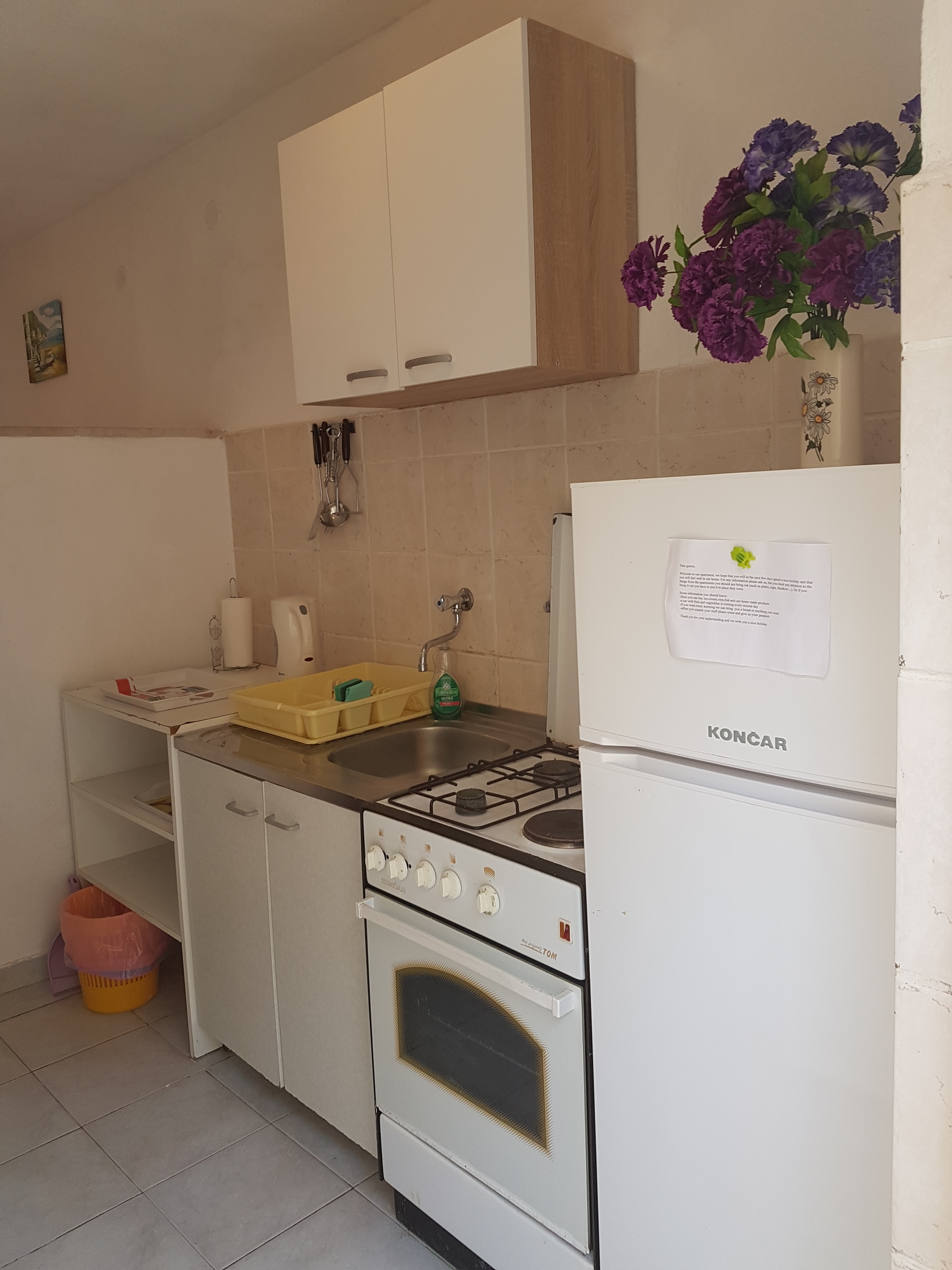 Studio flat near beach Cove Mala Pogorila, Hvar (AS-8952-a)