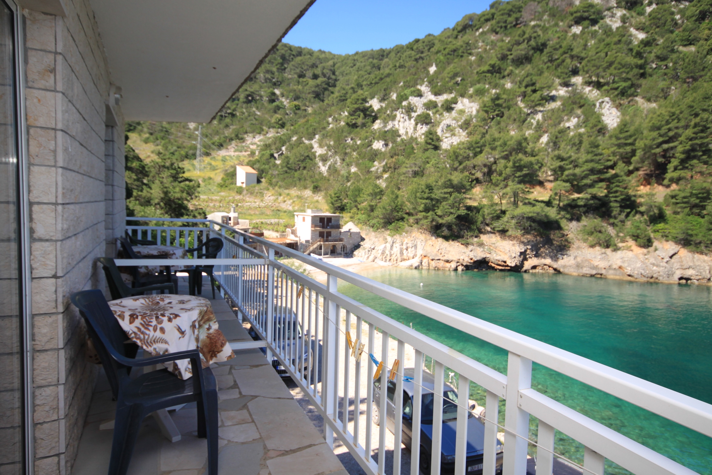 Two bedroom apartment near beach Cove Mala Pogorila, Hvar  A-a