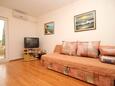 Living room Mlini, Living room in the apartment, air condition available and WiFi.