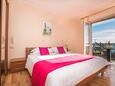 Ložnice Mlini, Ložnice v ubytování typu apartment, s klimatizací a WiFi.