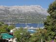 Korčula, Terrasse - vue dans l’hébergement en type apartment, WiFi.