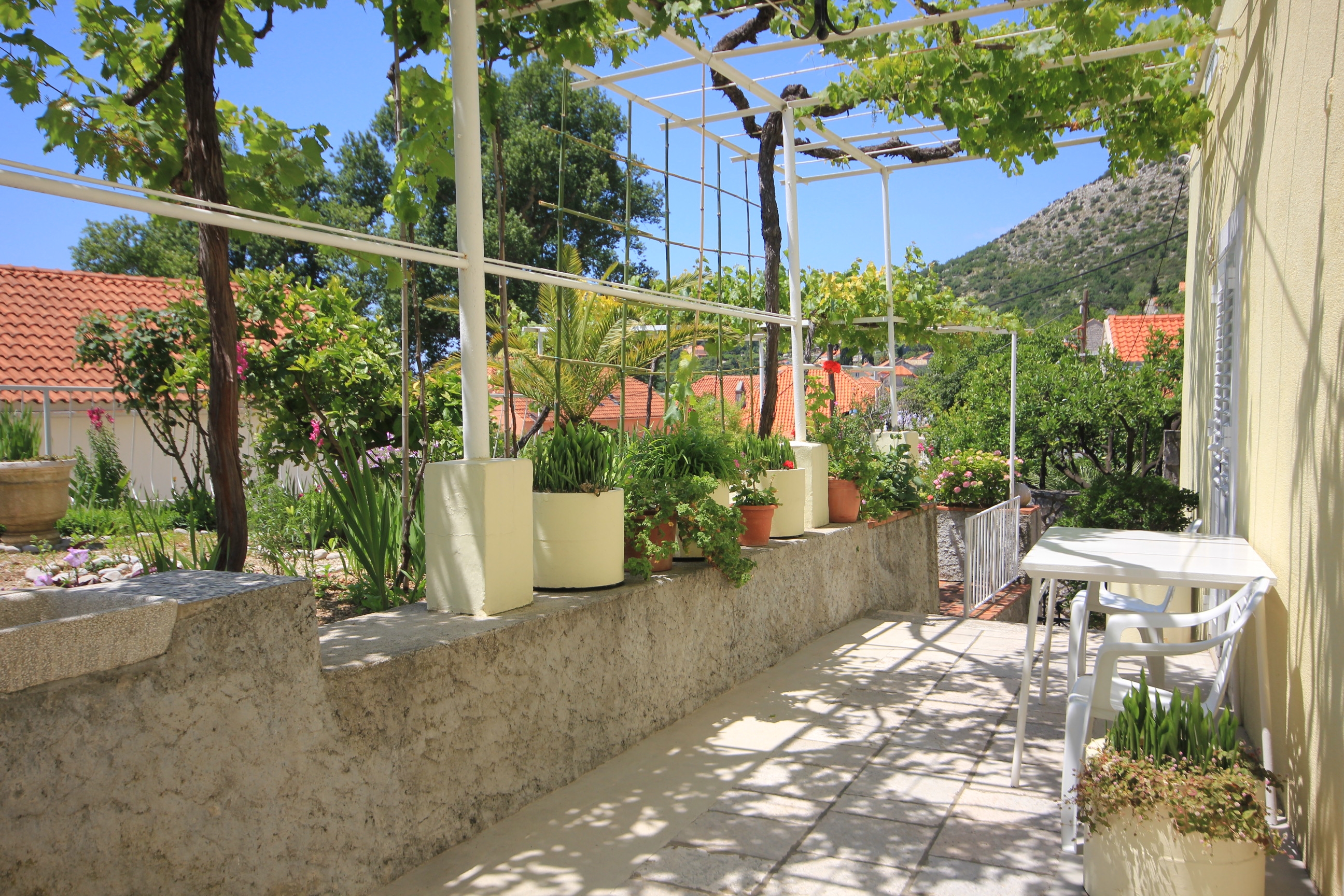 Three bedroom apartment with terrace Trsteno, Dubrovnik  A-a