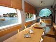 Shared terrace Zaton Mali, Shared terrace in the room, s pogledom na more i WIFI.