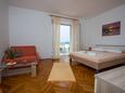 Ložnice 2 Brsečine, Ložnice 2 v ubytování typu apartment, s klimatizací, domácí mazlíčci povoleni a WiFi.