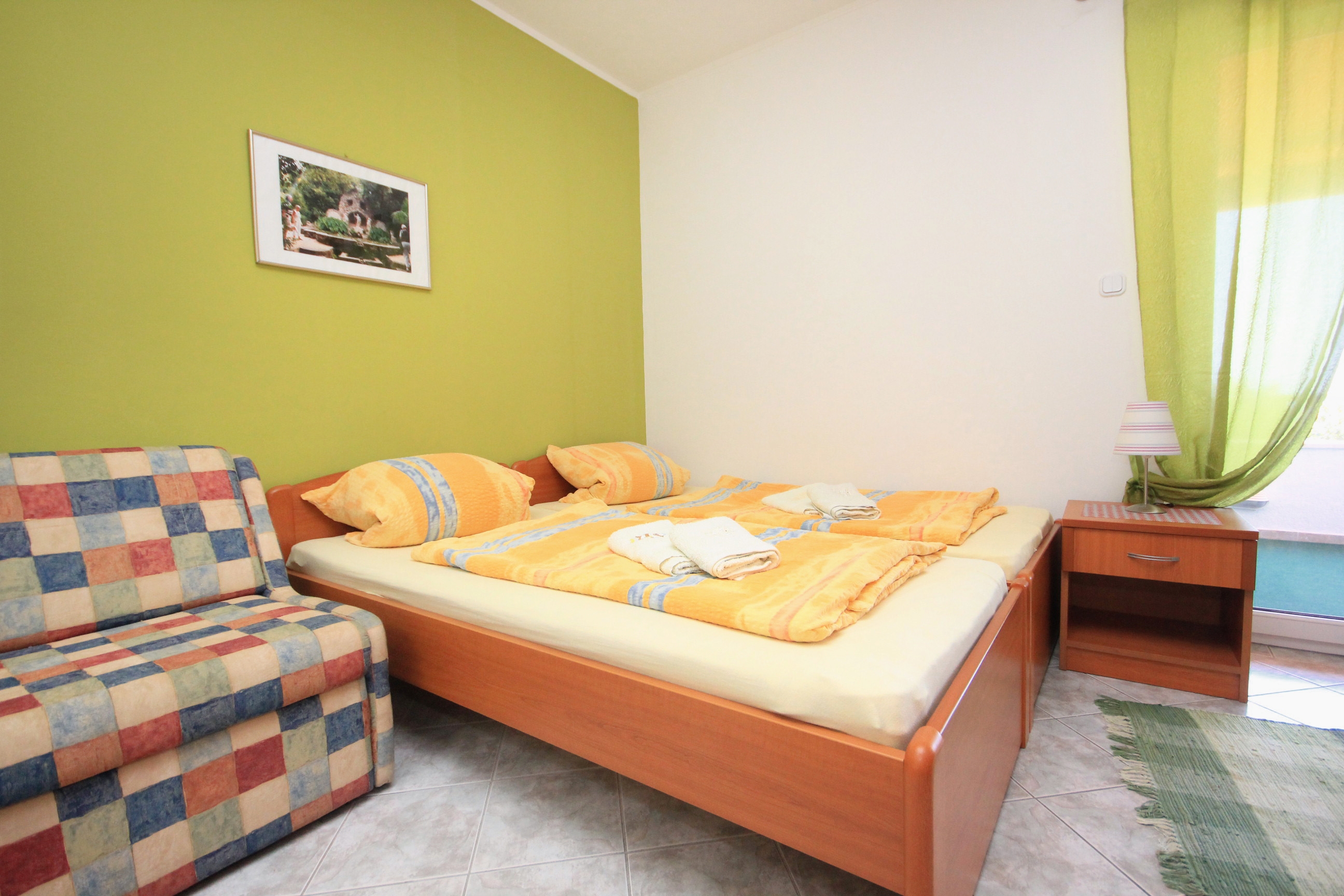 Studio flat with terrace and sea view Trsteno, Dubrovnik  AS-a