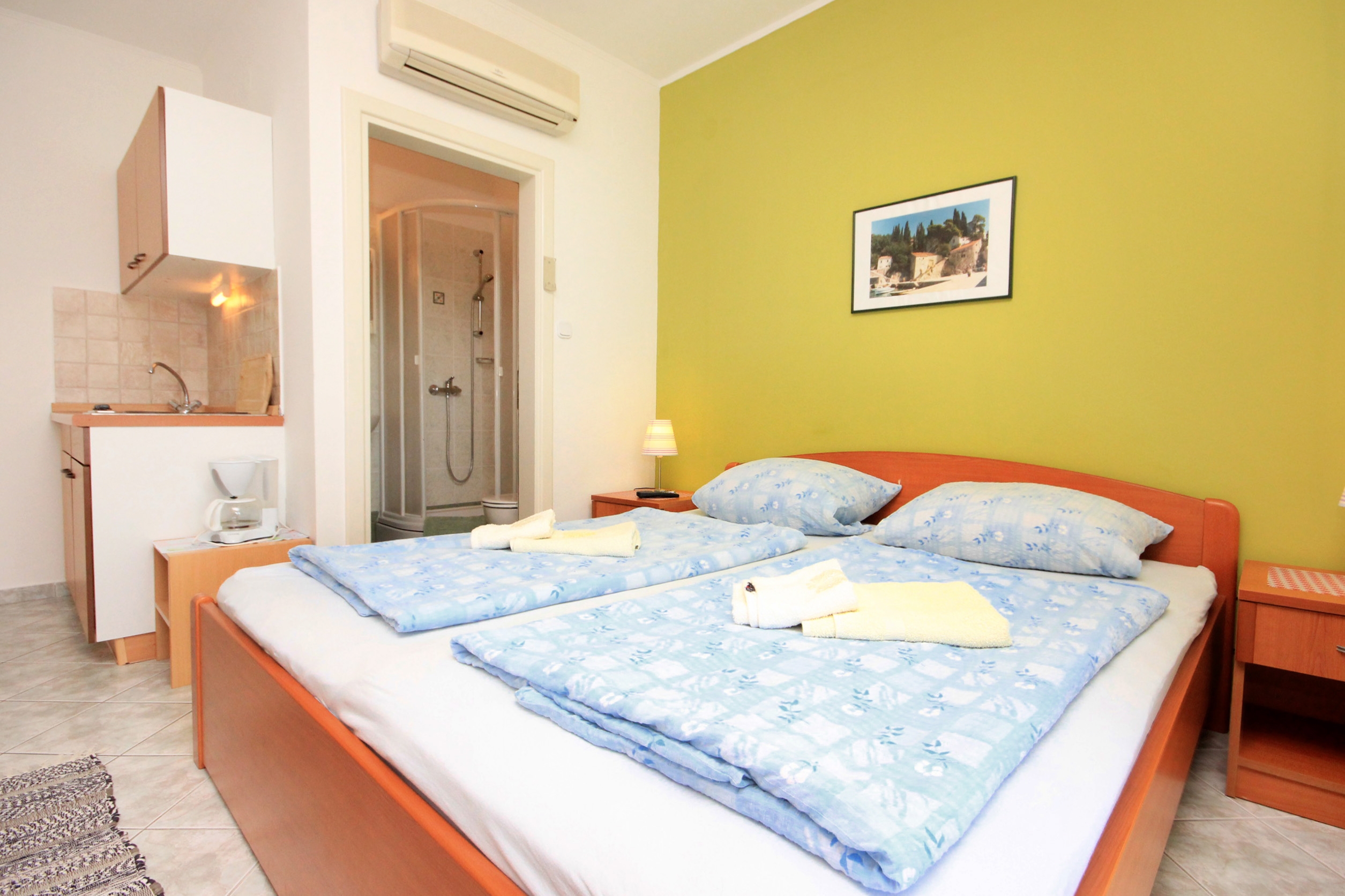 Studio flat with terrace and sea view Trsteno, Dubrovnik  AS-b
